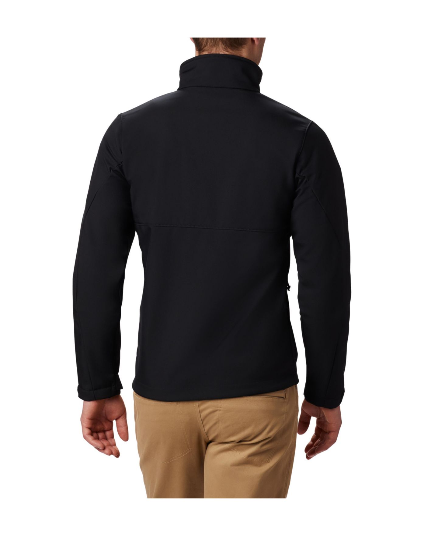 Мужская куртка Columbia Ascender Water-Resistant Softshell, цвет: Чёрный — фото 4