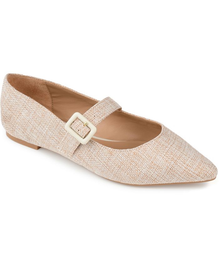 Journee Collection Women's Karissa Buckle Flats & Reviews - Flats & Loafers  - Shoes - Macy's