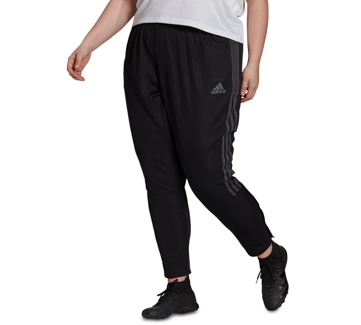 Adidas Originals Adidas Plus Size Tiro 21 Track Pants In Black Dark Grey Heather ModeSens