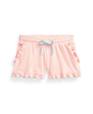 Toddler Girls Ruffled Jersey Shorts