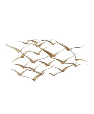 Metal Coastal Birds Wall Decor