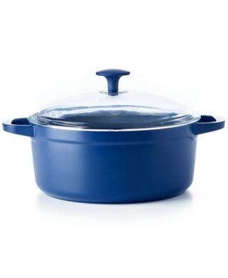 5.5QT Blue Aluminum Big Batch Dutch Oven with Lid 5.5QT Blue Aluminum Big Batch Dutch Oven with Lid