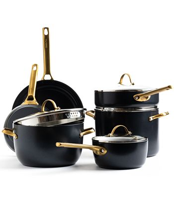 KitchenAid Architect® 10-Pc. Non-Stick Pour & Strain Cookware Set, Created  for Macy's - Macy's