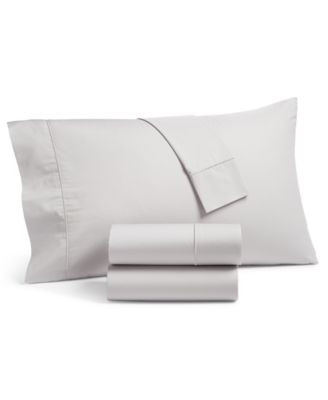 Martha Stewart Collection - 400-Thread Count Percale 4-Pc. Solid California King Sheet Set