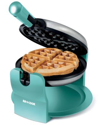 Photo 2 of Art & Cook Waffle Maker. Enjoy freshly-cooked, restaurant-style waffles every morning with Art & Cook's waffle maker. The rotating design ensures even and consistent browning, while a nonstick coating provides easy release of finished waffles. Approx. dim