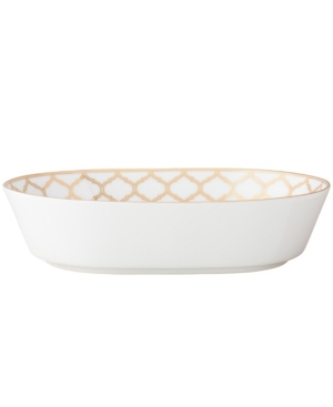 Noritake Eternal Palace Gold Oval Vegetable Bowl, 32 oz In White And Gold