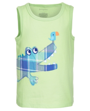 First Impressions Toddler Boys Alligator Cotton Tank Top Created for Macy's
