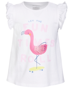 First Impressions Toddler Girls Fun Flamingo Cotton Top Created for Macy's