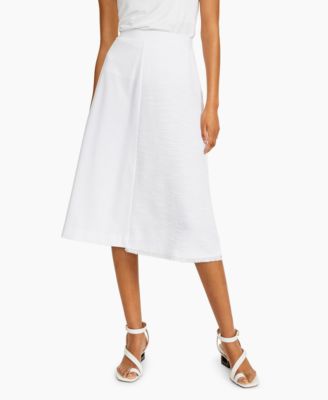 macy's white midi skirt