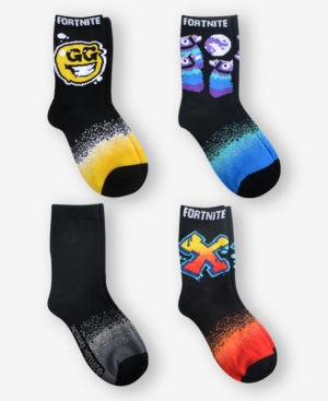Fortnite Big Boys Crew Socks Pack of 4