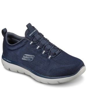 Skechers Summits - Louvin Mens Performance Lifestyle Athletic And Training Shoes In Navy