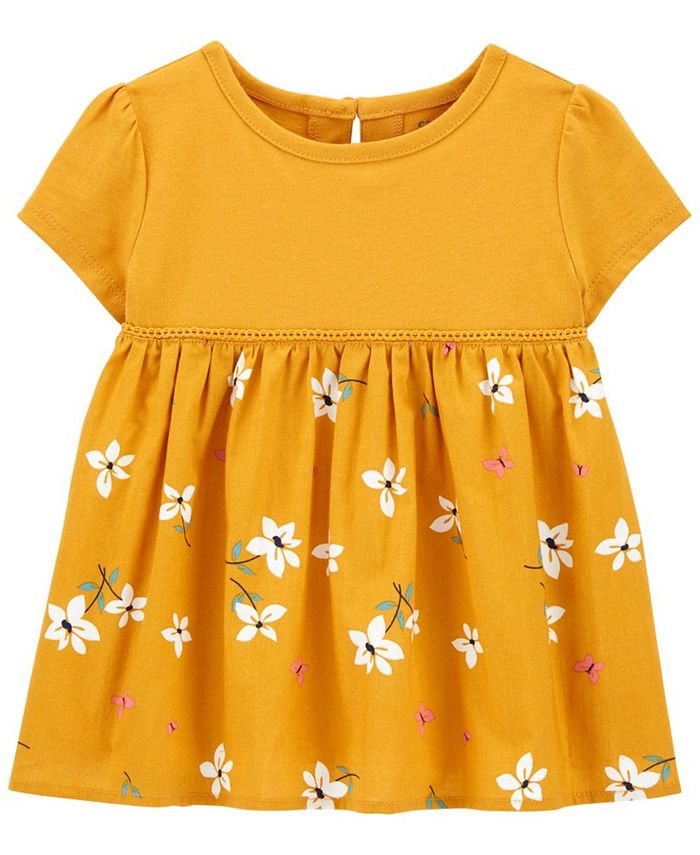Carter's Toddler Girls Floral Mixed Print Top Macy's