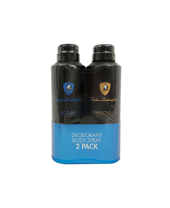Tonino Men's Prestigio and Aqua Deo Body Spray Duo Pack, 6.