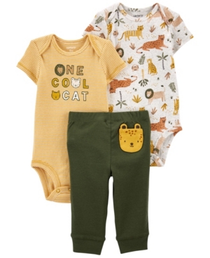 Carter's Baby Boys Cool Cat Little Character Set 3 Pieces