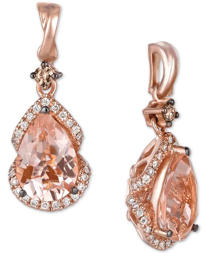 Le vian morganite earrings sales