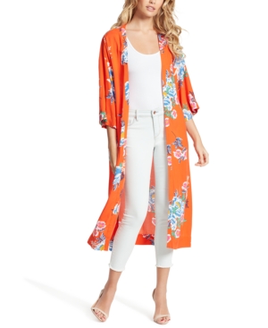 Jessica Simpson Gwendelin Printed Kimono
