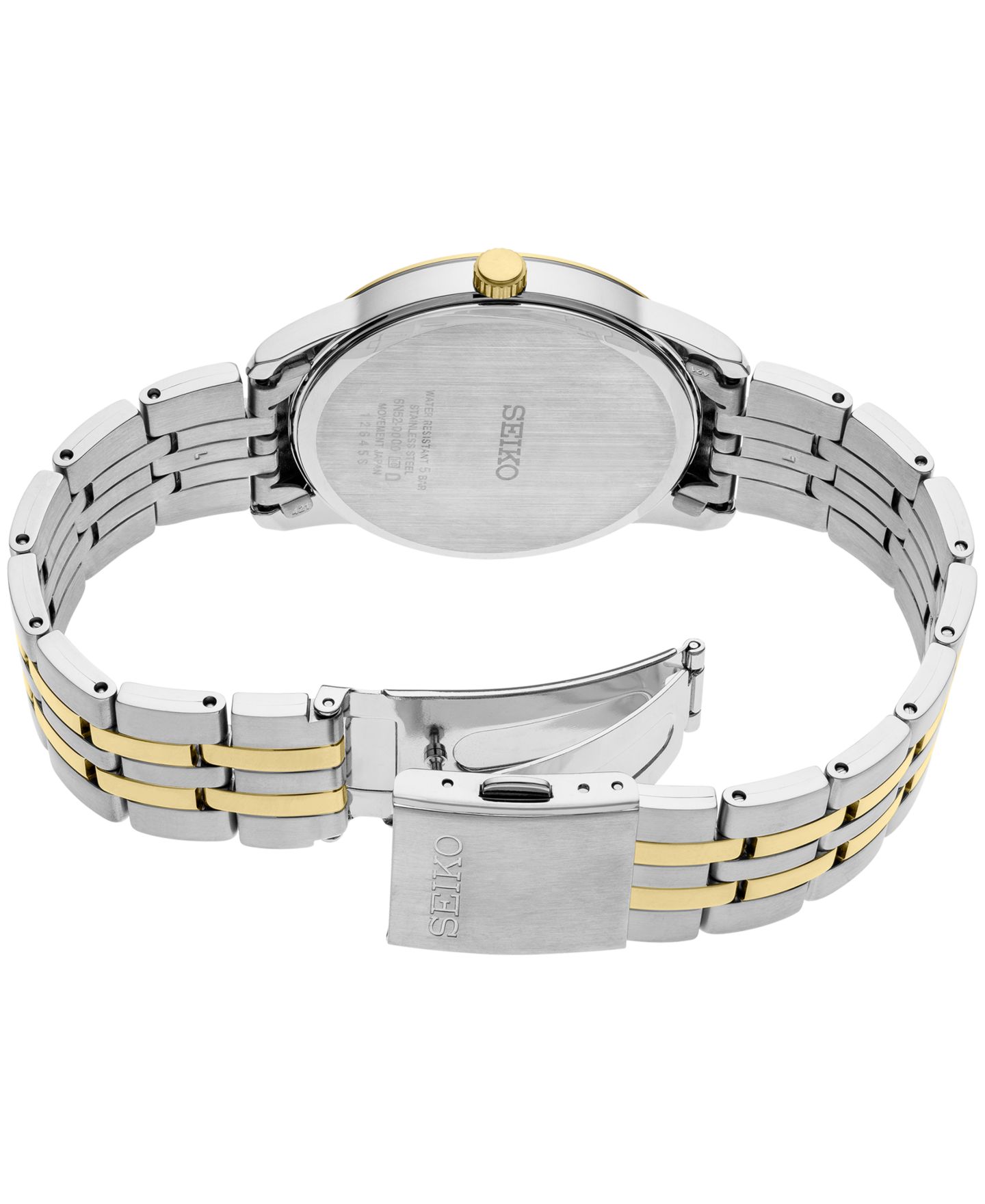 Мужские часы Seiko Essential Two-Tone Stainless Steel Bracelet Watch 40mm — фото 3