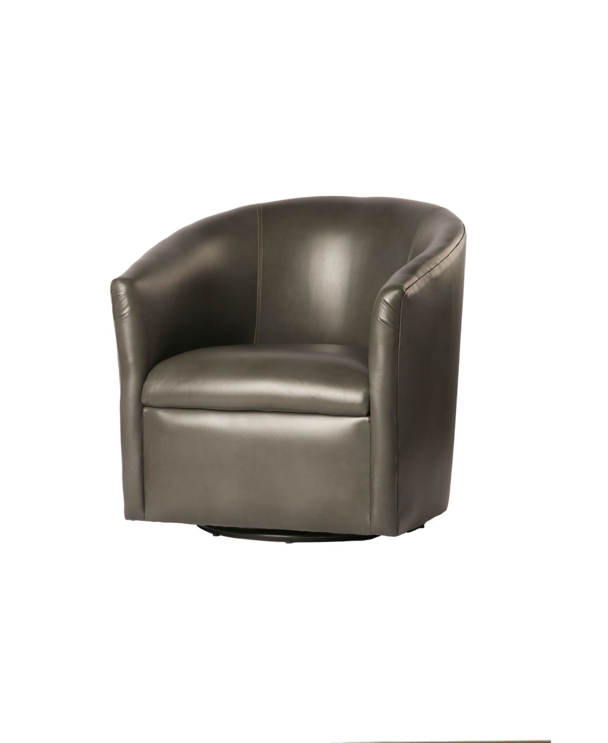 Comfort Pointe Draper Swivel Chair In Open Gray