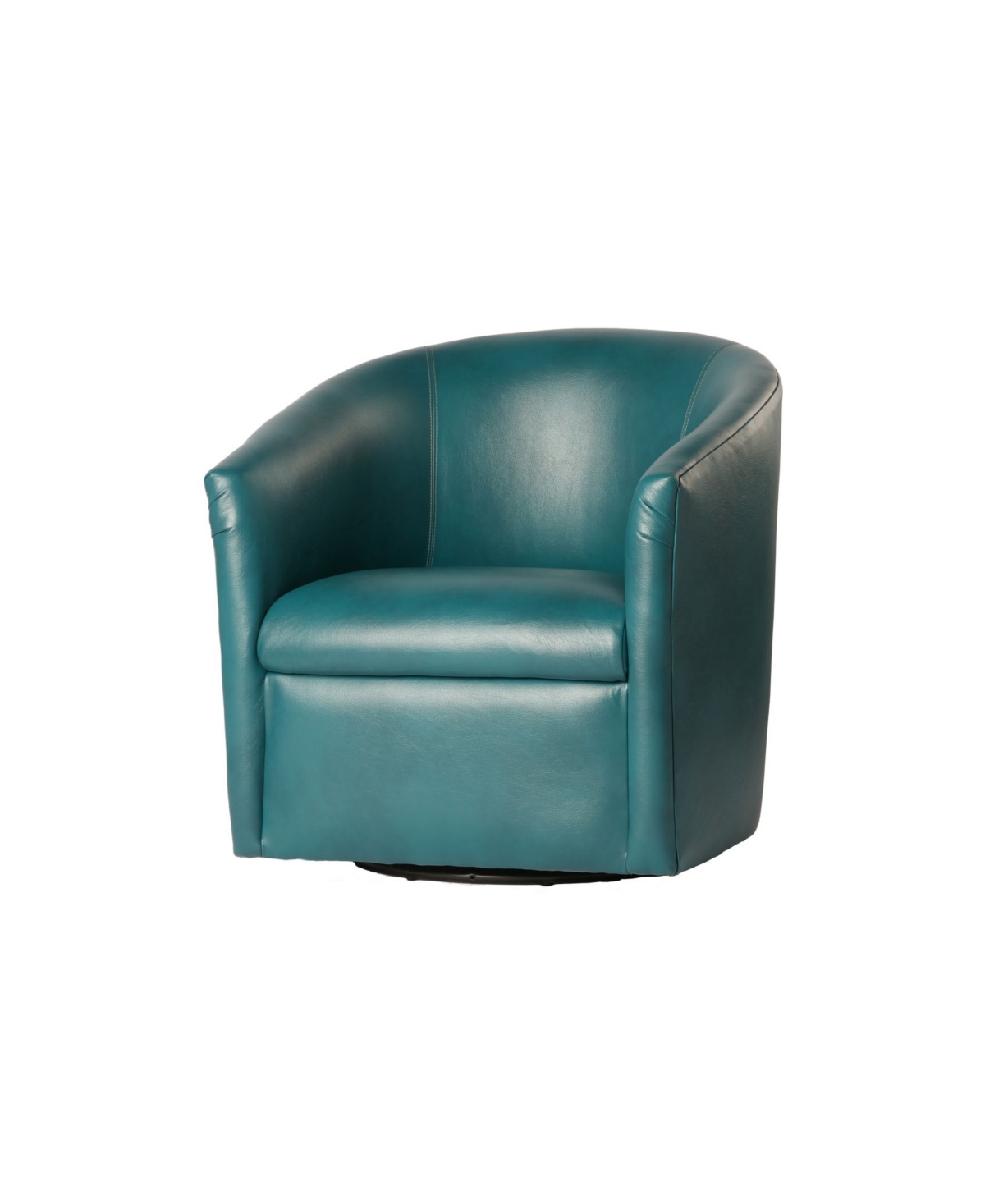 Comfort Pointe Draper Swivel Chair In Aqua