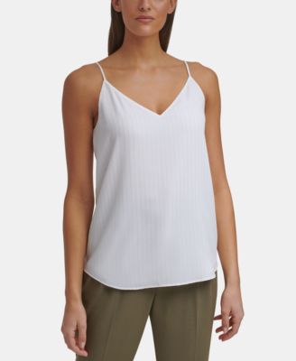 Calvin Klein - Striped V-Neck Cami Top