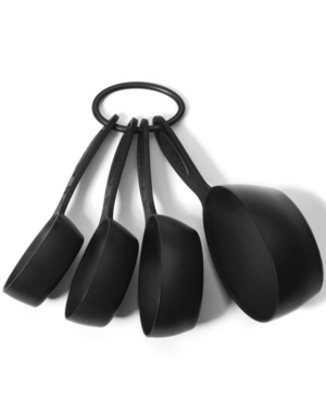 Cuisinart Soft-grip Measuring Cups, Set Of 4 In Black