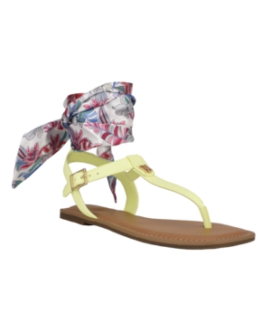 Tommy Hilfiger Sandals JINIS ANKLE TIE THONG SANDALS WOMEN'S SHOES