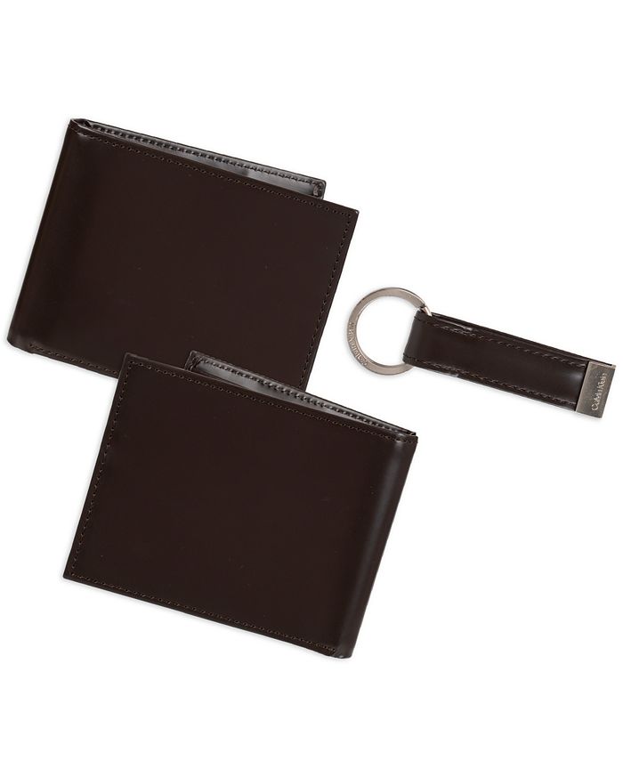 Calvin Klein Men's RFID Slimfold Wallet & Key Fob Set Macy's