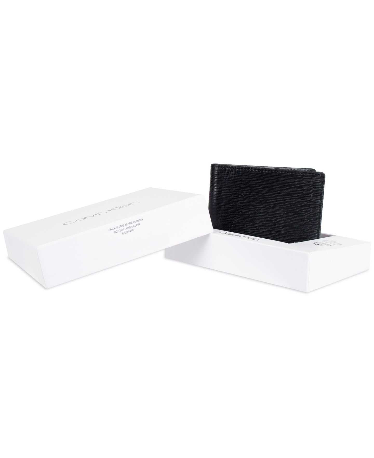 Мужской кошелёк Calvin Klein RFID Slimfold Extra Capacity Wallet, цвет: Чёрный — фото 4