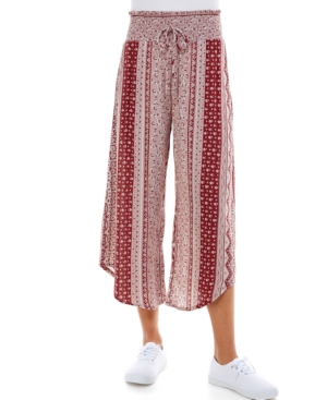 Be Bop Juniors' Printed Cropped Pants
