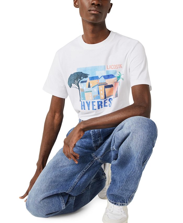 Lacoste Men's Landscape Graphic T-Shirt - Macy's