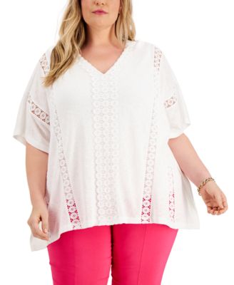 macys jm plus size tops