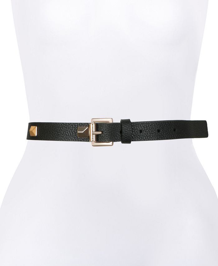 Michael Kors Women's Studded Leather Belt - Macy's