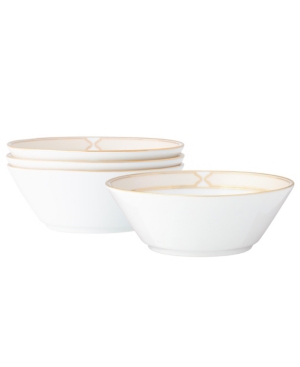 Noritake Eternal Palace Gold Set Of 4 Fruits, 5", 6 oz In White And Gold