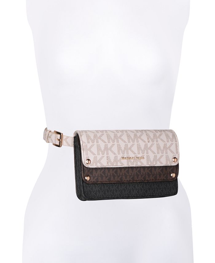 Michael Kors Tri-Size Logo Belt Bag & Reviews - Belts - Handbags ...