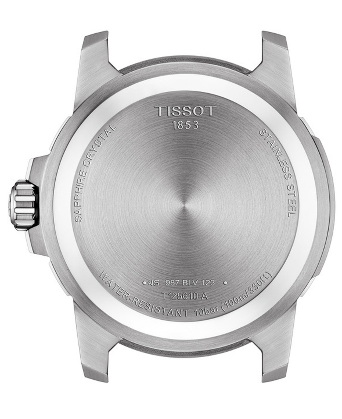 Tissot Men's Swiss Supersport Brown Leather Strap Watch 44mm In Black
