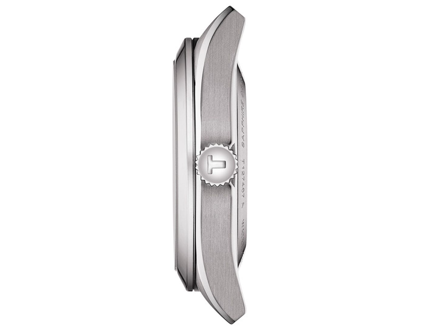 Мужские часы Tissot Swiss Automatic Gentleman Powermatic 80 Silicium Stainless Steel Bracelet Watch 40mm — фото 2