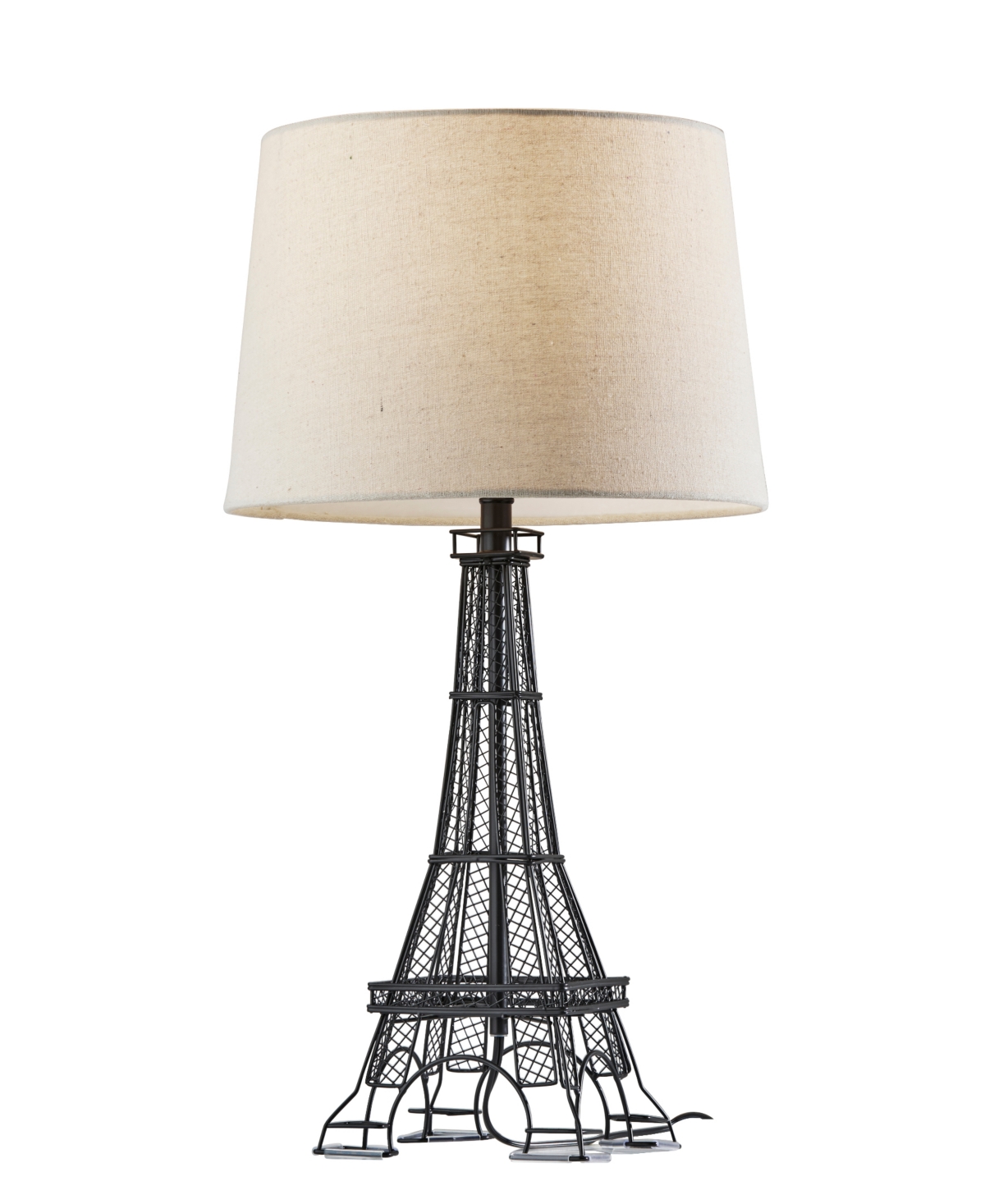 Adesso Eiffel Tower Table Lamp In Black