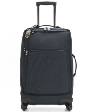 Kipling Darcey Small Carry-on Rolling Luggage In Blue Bleu