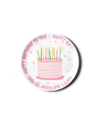 Coton Colors - Happy Birthday Girl Melamine Dinner Plate