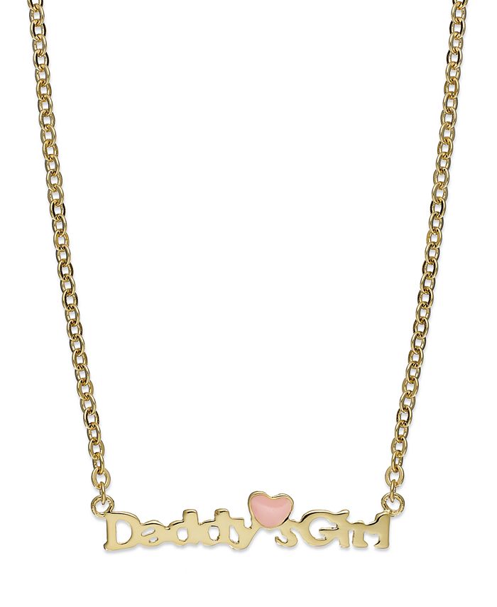 Wholesale Word Daddy's Little Girl Pendant Necklace 