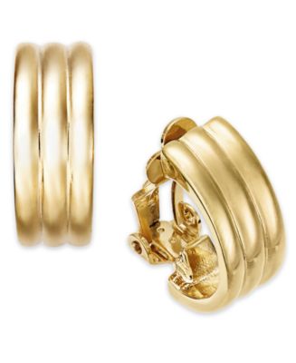 【Ralph Lauren】Gold-Tone Sphere Clip-on イヤリング Lauren Ralph Lauren Clip-On Earrings Jewelry Separates - Macy's
