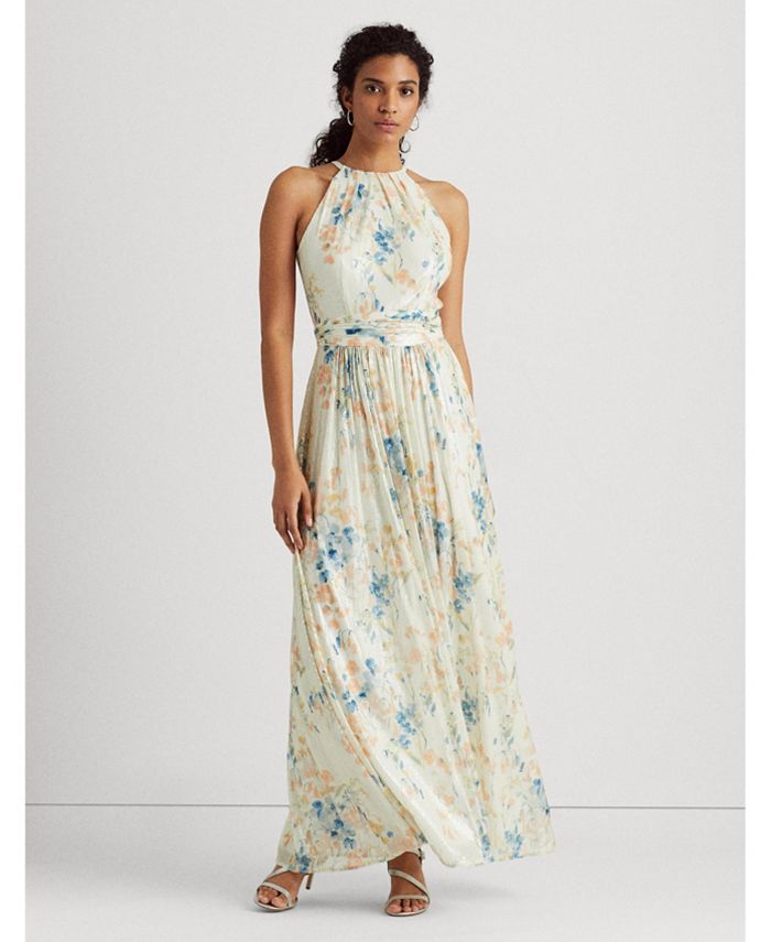 Lauren Ralph Lauren Floral Sleeveless Gown & Reviews - Dresses - Women -  Macy's