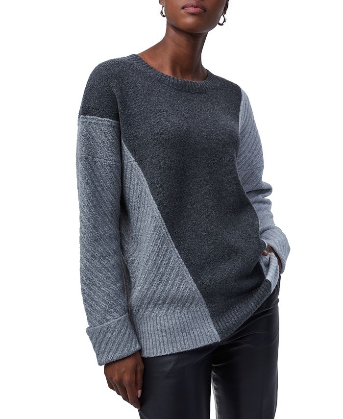 French Connection Sophia Viola Crewneck Sweater Macy s