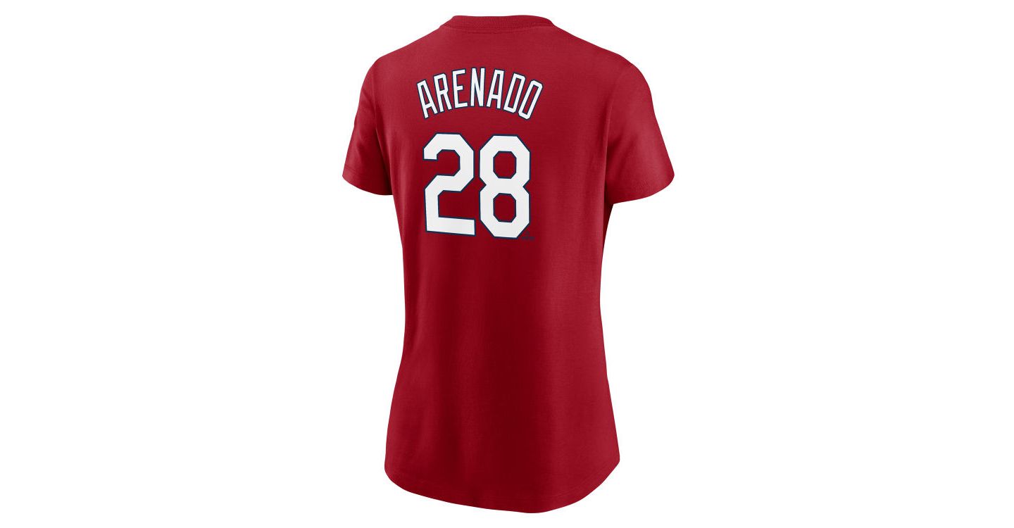 Женская футболка Nike St. Louis Cardinals Name and Number Player - Nolan Arenado — фото 1