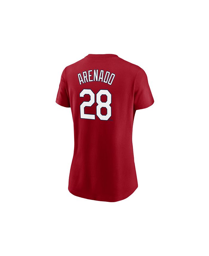 Nike - Women's St. Louis Cardinals Name and Number Player T-Shirt - Nolan Arenado