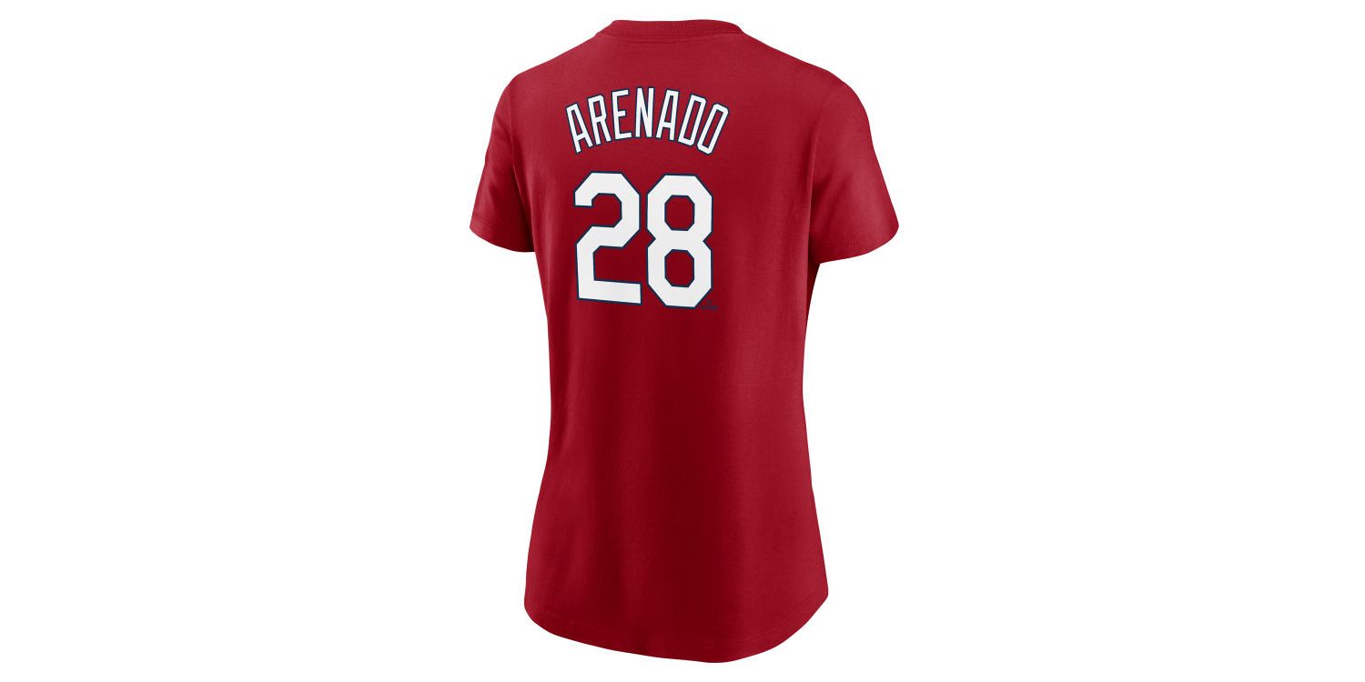 Women's St. Louis Cardinals Name and Number Player T-Shirt - Nolan Arenado
