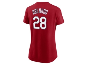 Nike Women's St. Louis Cardinals Name And Number Player T-shirt In Red