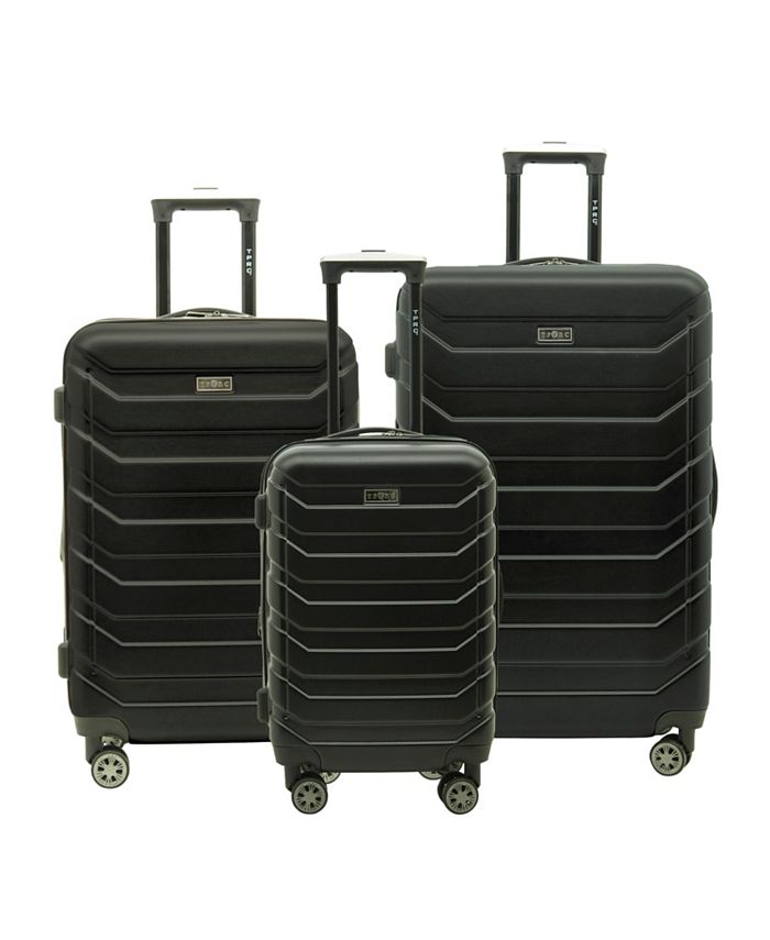 Travelers Club Madison 3Pc Expandable Spinner Luggage Set Macy's