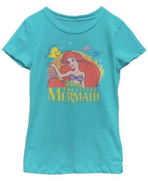 Big Girls Disney Princesses Title Short Sleeve T-shirt