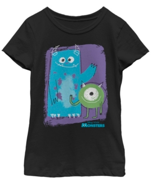 Big Girls Monsters Inc-Monsters University Chalk Short Sleeve T-shirt